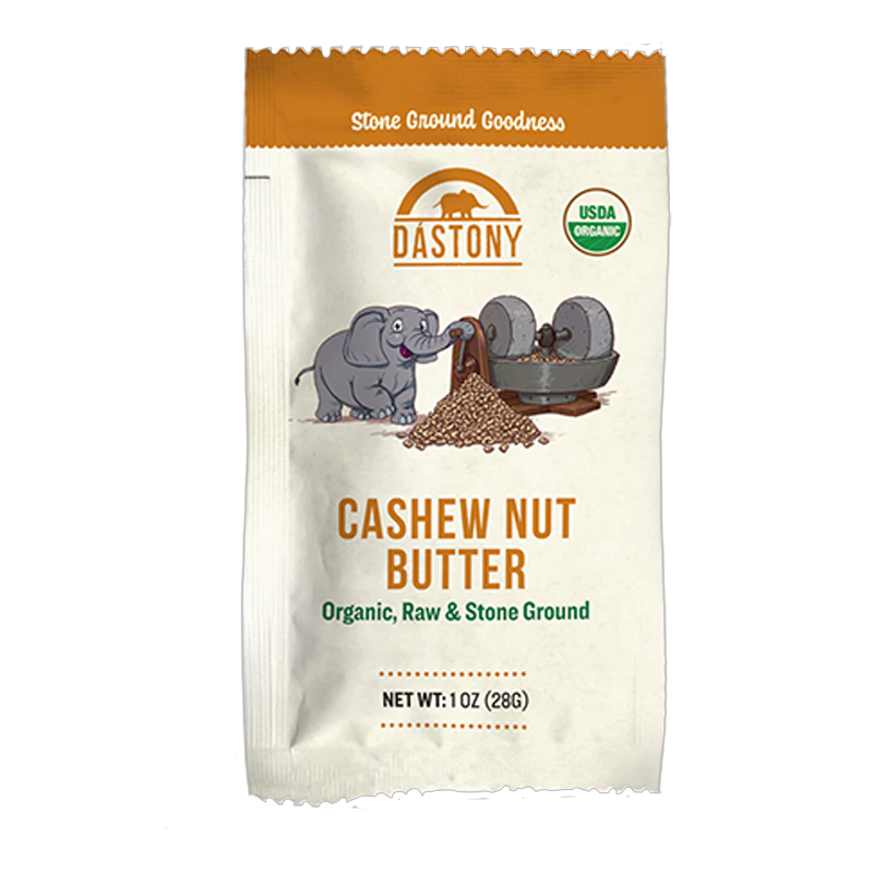 Dastony Stone Ground Nut Butter Cashew Butter Single Pouch 1oz