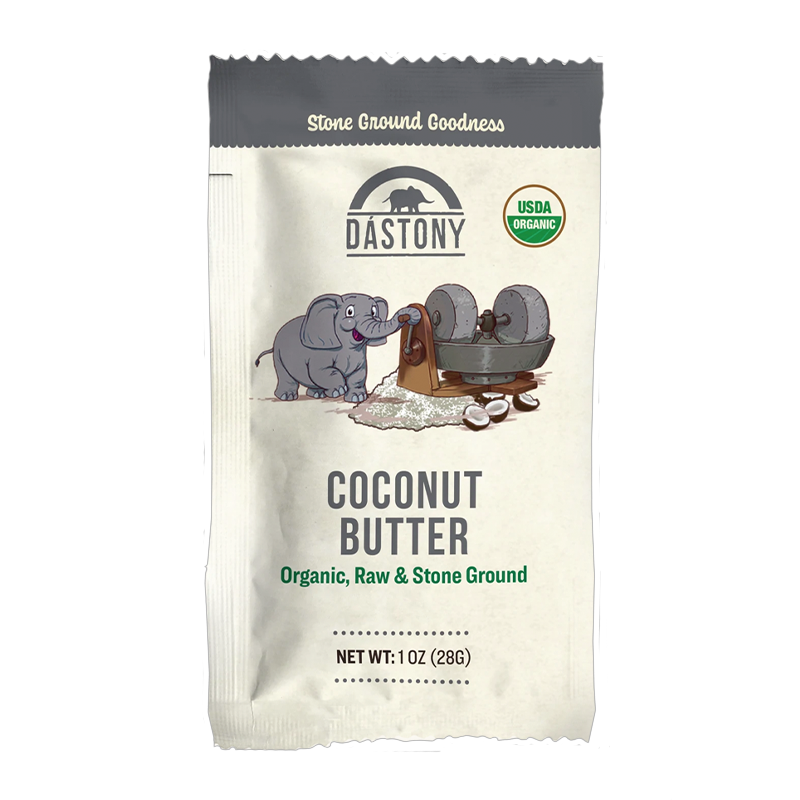 Dastony Stone Ground Nut Butter Coconut Butter Single Pouch 1oz