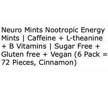 Load image into Gallery viewer, Neuro Mints Energy and Focus Cinnamon
