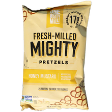 Load image into Gallery viewer, One Mighty Mill Mighty Pretzels Honey Mustard 6.25oz bag
