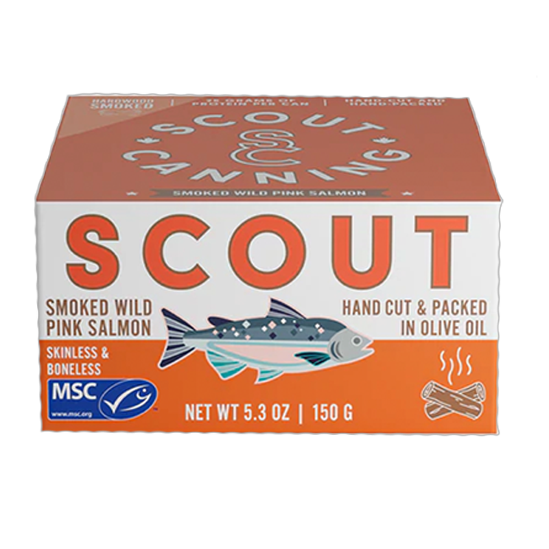 Scout Tinned Smoked Salmon