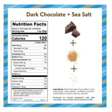Load image into Gallery viewer, Undercover Snacks Dark Chocolate and Sea Salt Single Packet
